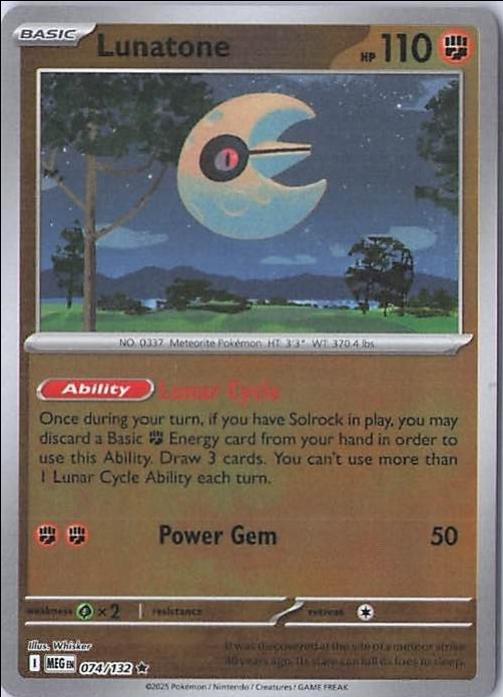 Lunatone [Reverse Holo]